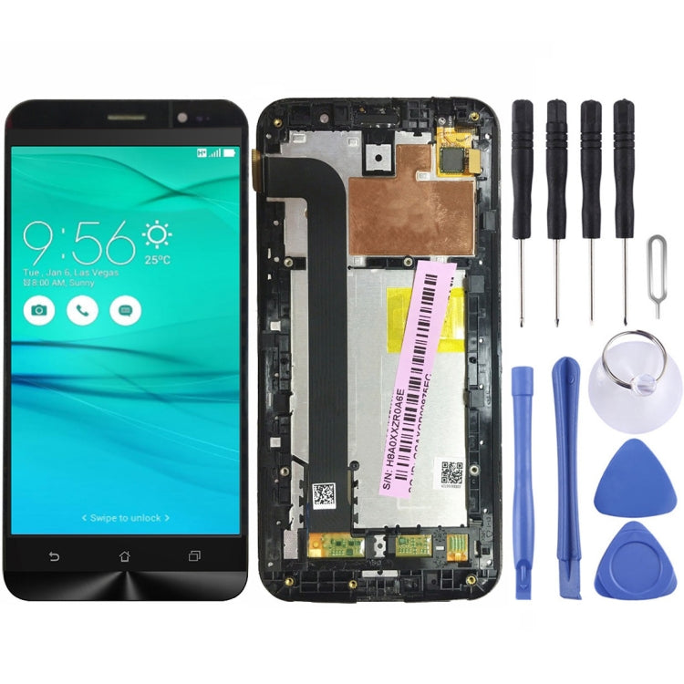 Schermo LCD e digitalizzatore assemblaggio completo con cornice per Asus Zenfone GO ZB552KL X007D, Zenfone Go / ZB552KL