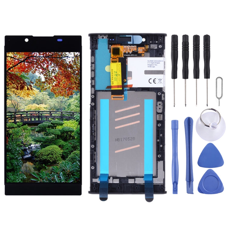 Schermo LCD e digitalizzatore assemblaggio completo con cornice per Sony Xperia L1 G3311 G3312 G3313, For Xperia L1 OEM
