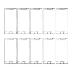 10pcs Sony Xperia XZ Premium Front Housing Sticker, For Sony Xperia XZ Premium