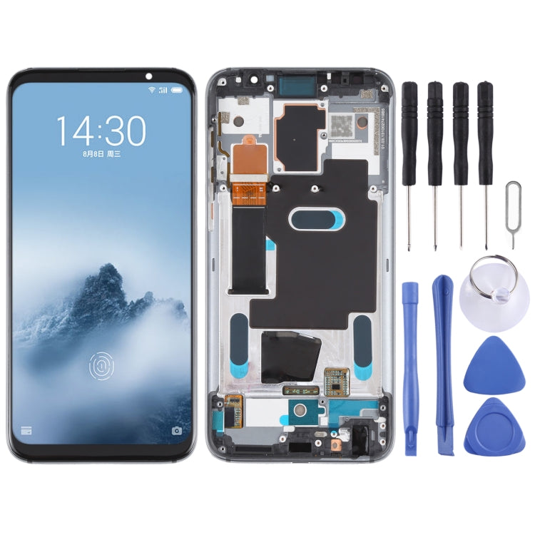 LCD Screen and Digitizer Full Assembly with Frame for Meizu 16/16th/M882H/M882Q, For Meizu 16 / 16th