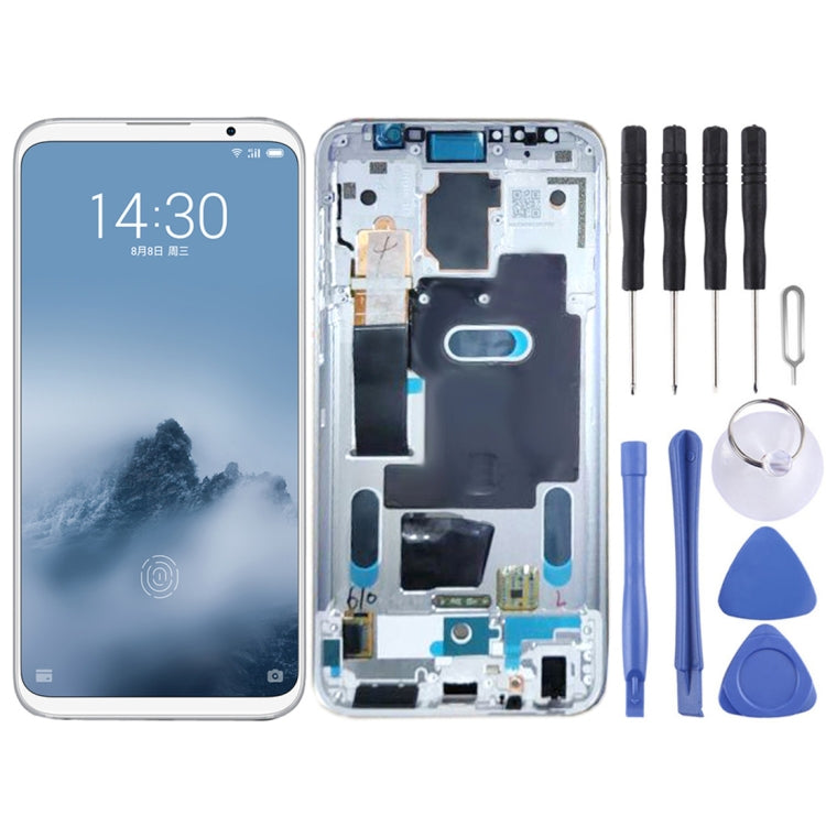 Schermo LCD e digitalizzatore assemblaggio completo con cornice per Meizu 16/16/M882H/M882Q, For Meizu 16 / 16th