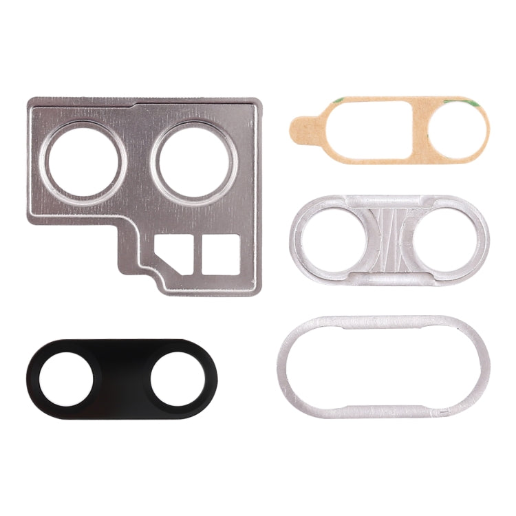 For Huawei P20 10pcs Rear Camera Frame with Lens Cover and Adhesive, For Huawei P20 with Lens