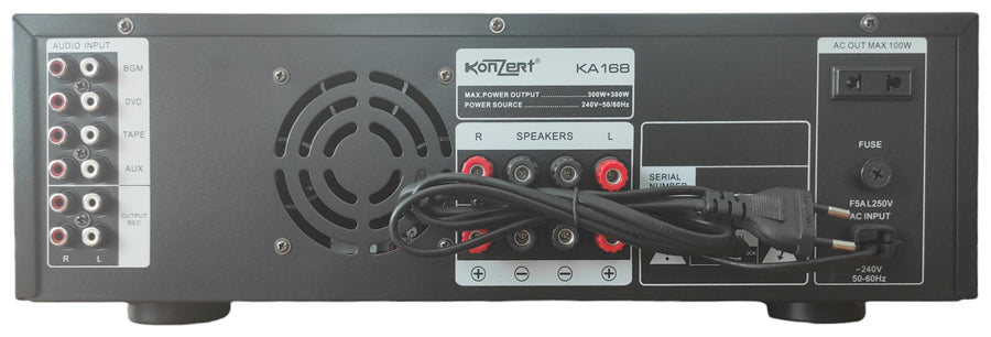 Amplificatore stereo 300Wx2 8 Ohm con telecomando KA168 SP1312