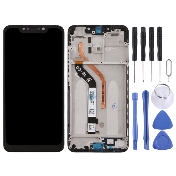 LCD Screen and Digitizer Full Assembly with Frame for Xiaomi Pocophone F1, Pocophone F1