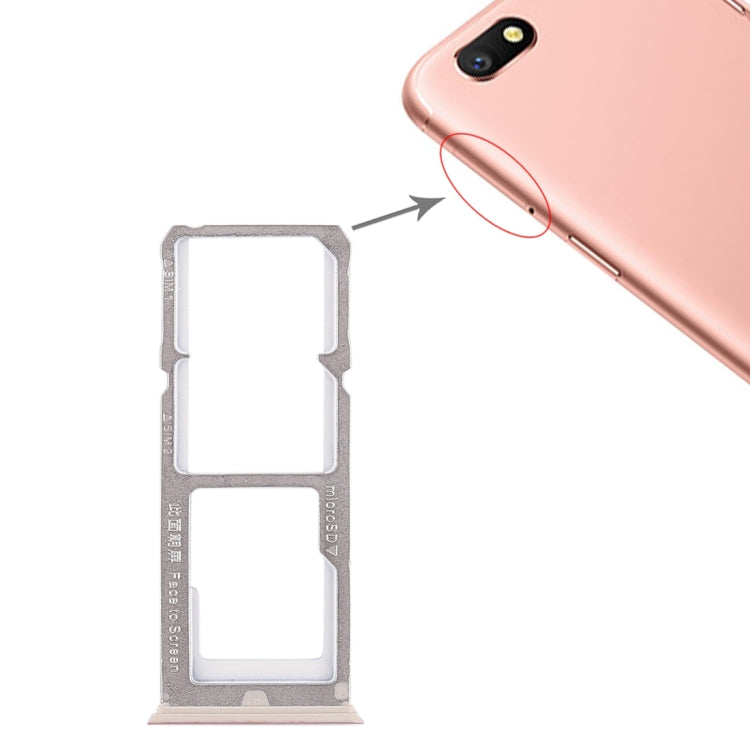 For OPPO A77 2 x SIM Card Tray + Micro SD Card Tray, OPPO A77, For OPPO A77