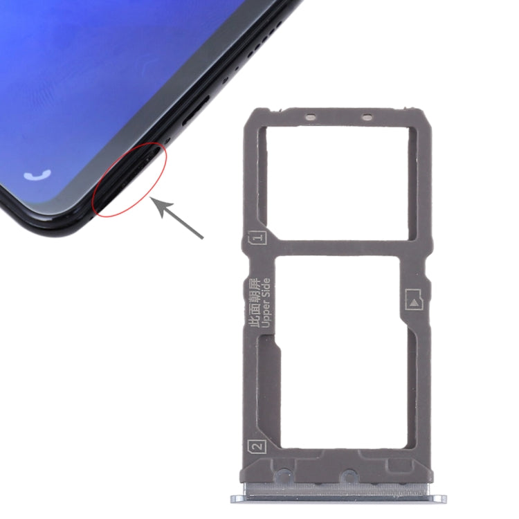 For Vivo X21 SIM Card Tray + SIM Card Tray / Micro SD Card Tray, For Vivo X21, Vivo X21