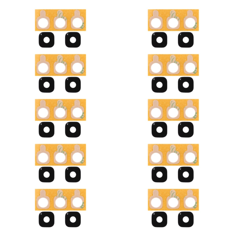 Per Galaxy J2 Pro (2016) 10 pezzi copriobiettivo fotocamera posteriore con adesivo, For J2 Pro (2016)