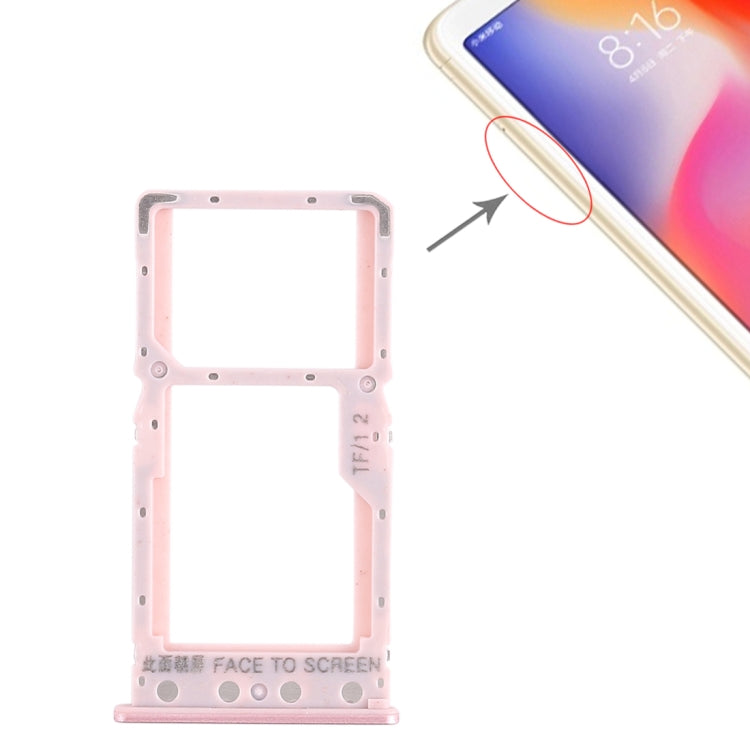 SIM Card Tray + SIM Card Tray / Micro SD Card Tray for Xiaomi Redmi 6 / Redmi 6A, For Redmi 6, For Xiaomi Redmi 6