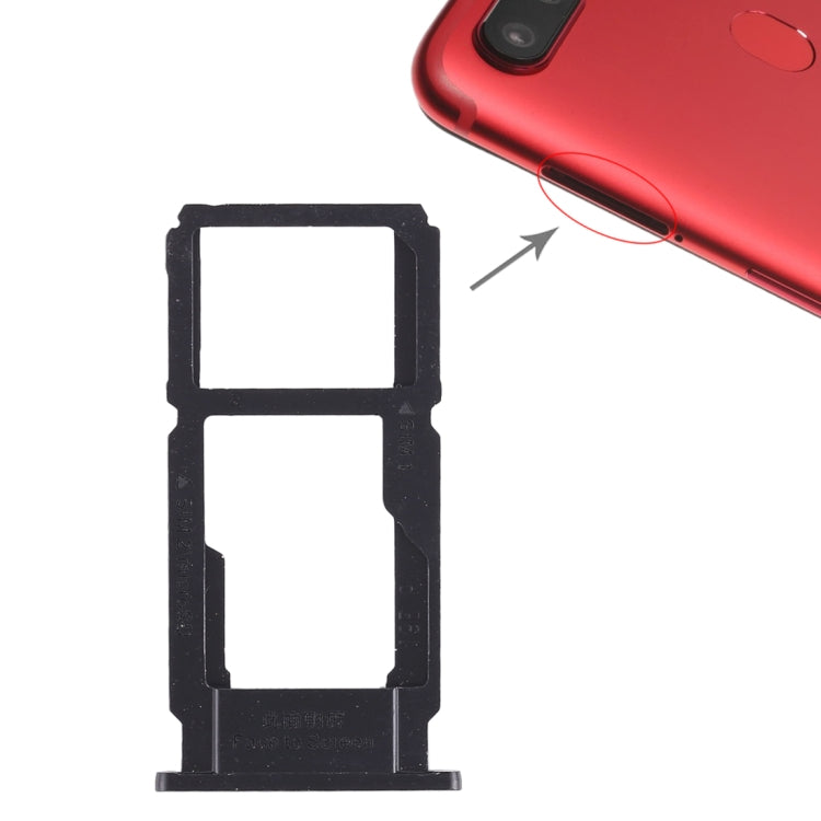 Per OPPO R11s Vassoio scheda SIM + Vassoio scheda SIM / Vassoio scheda Micro SD, For OPPO R11s, OPPO R11s