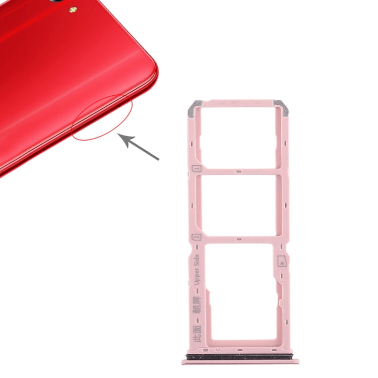 For Vivo Y83 2 x SIM Card Tray + Micro SD Card Tray, For Vivo Y83