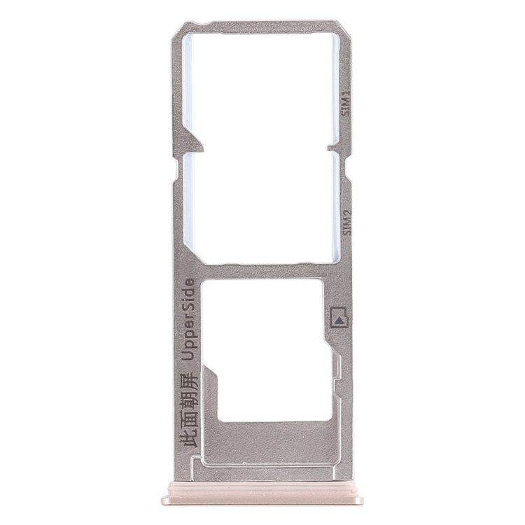 For Vivo Y53 2 x SIM Card Tray + Micro SD Card Tray, For Vivo Y53