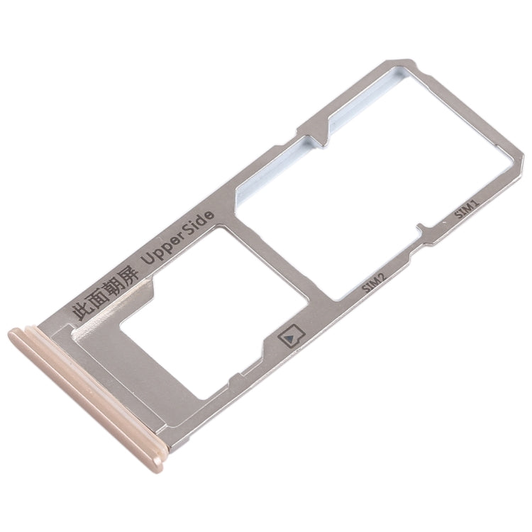 For Vivo Y53 2 x SIM Card Tray + Micro SD Card Tray, For Vivo Y53