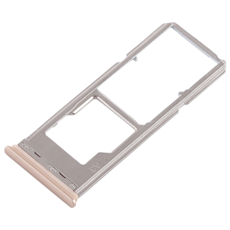 For Vivo Y53 2 x SIM Card Tray + Micro SD Card Tray, For Vivo Y53