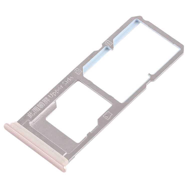 For Vivo Y79 2 x SIM Card Tray + Micro SD Card Tray, For Vivo Y79