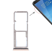 For Vivo Y75 2 x SIM Card Tray + Micro SD Card Tray, For Vivo Y75