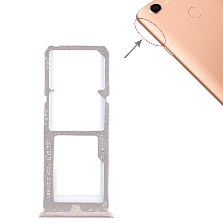 Per OPPO A79 2 x vassoio scheda SIM + vassoio scheda micro SD, For OPPO A79