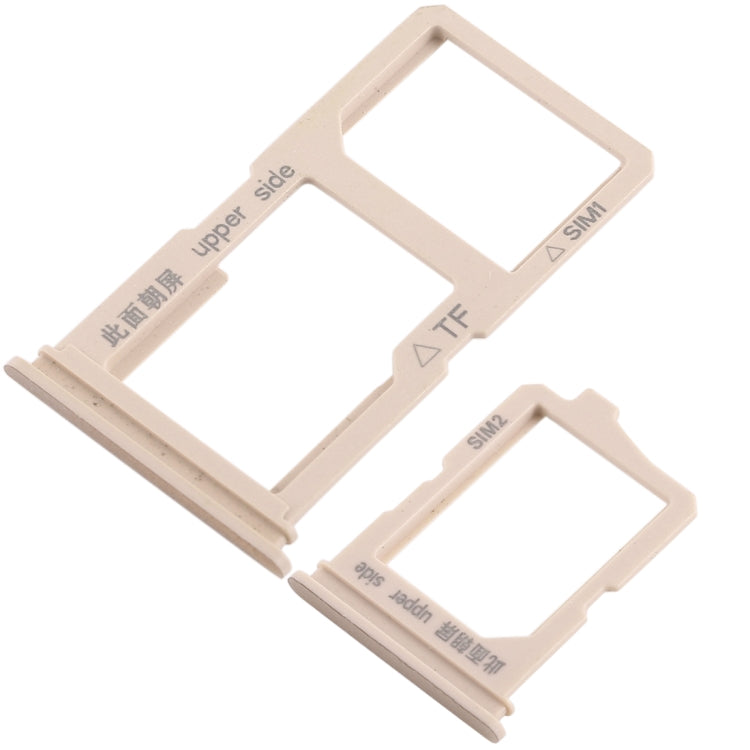 For Vivo Y66 2 x SIM Card Tray + Micro SD Card Tray, For Vivo Y66