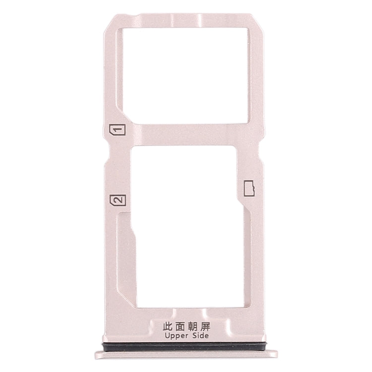 For Vivo X20 SIM Card Tray + SIM Card Tray / Micro SD Card Tray, For Vivo X20