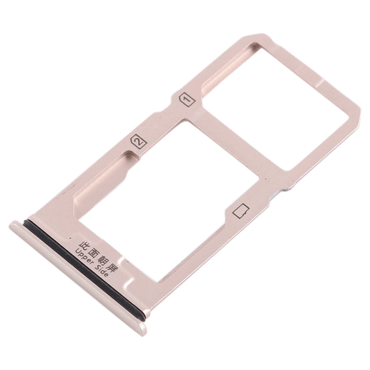 For Vivo X20 SIM Card Tray + SIM Card Tray / Micro SD Card Tray, For Vivo X20