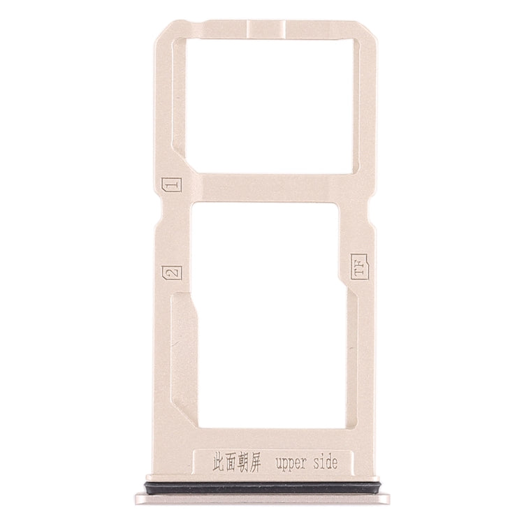 For Vivo X20 Plus SIM Card Tray + SIM Card Tray / Micro SD Card Tray, For Vivo X20 Plus