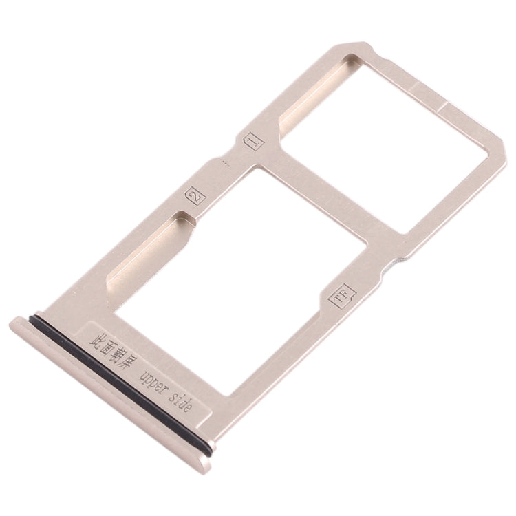 For Vivo X20 Plus SIM Card Tray + SIM Card Tray / Micro SD Card Tray, For Vivo X20 Plus