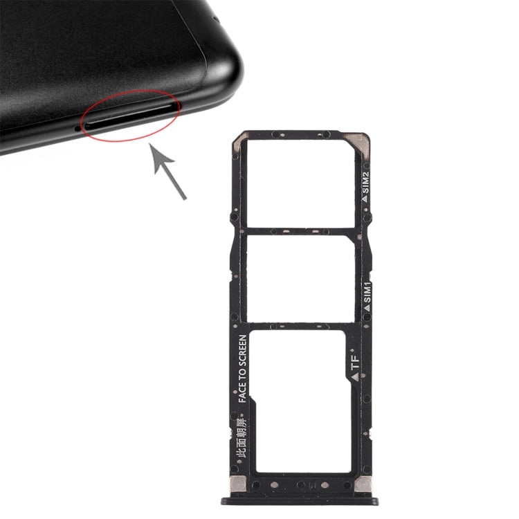 2 x vassoio per scheda SIM + vassoio per scheda micro SD per Xiaomi Redmi 6 Pro, For Xiaomi Redmi 6 Pro, For Redmi 6 Pro