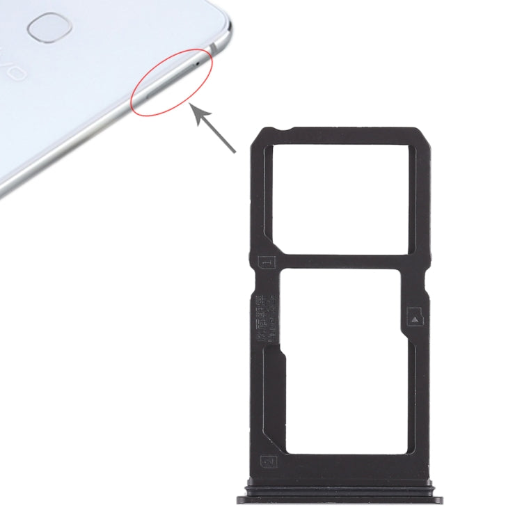 For Vivo X21i SIM Card Tray + SIM Card Tray / Micro SD Card Tray, For Vivo X21i, Vivo X21i