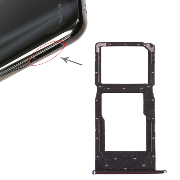 Vassoio scheda SIM + Vassoio scheda SIM / Vassoio scheda micro SD per Huawei Honor 10 Lite / P smart (2019), For Huawei Honor 10 Lite