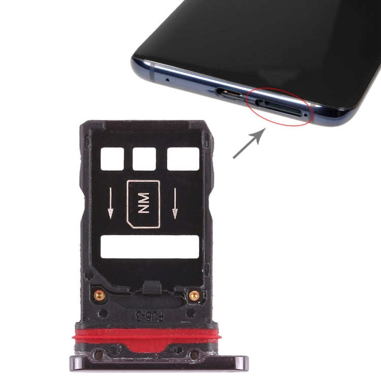 2 SIM Card Tray for Huawei Mate 20 Pro, For Huawei Mate 20 Pro