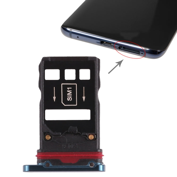 2 SIM Card Tray for Huawei Mate 20 Pro, For Huawei Mate 20 Pro