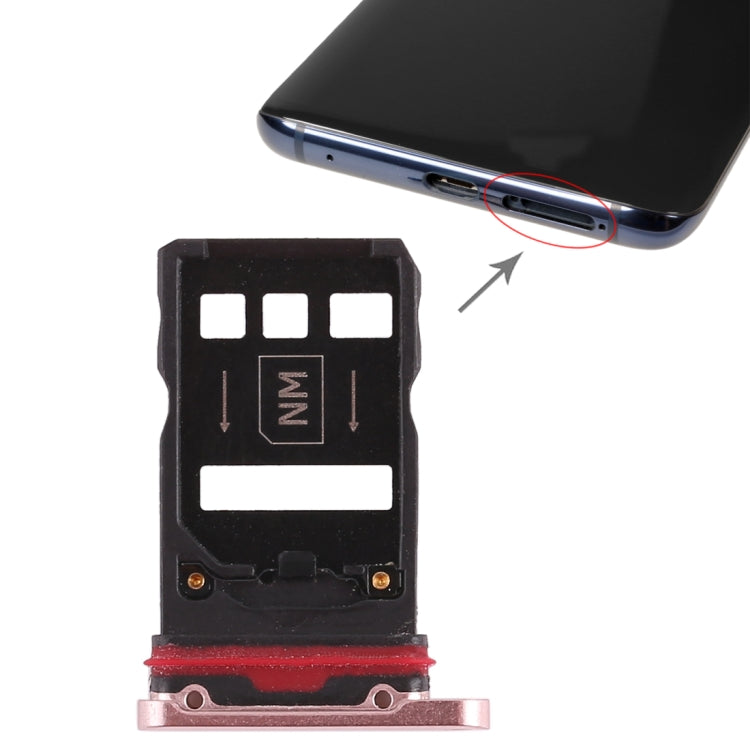 2 SIM Card Tray for Huawei Mate 20 Pro, For Huawei Mate 20 Pro