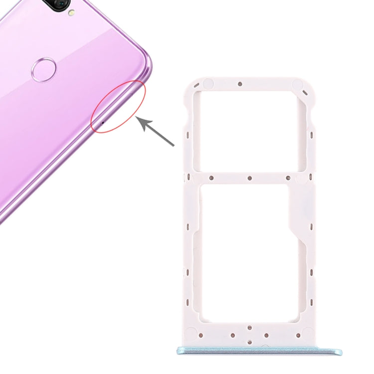 SIM Card Tray + SIM Card Tray / Micro SD Card Tray for Huawei Honor 9i, For Huawei Honor 9i