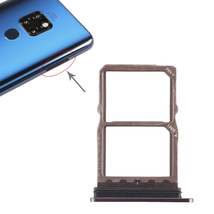 2 SIM Card Tray for Huawei Mate 20, For Huawei Mate 20, For Huawei Mate 20 (Sapphire Blue)