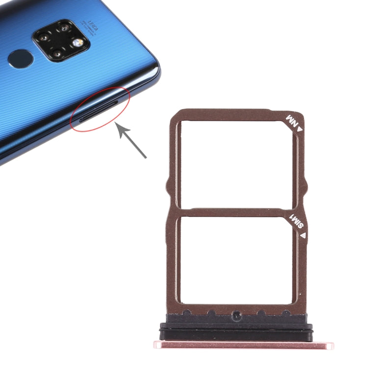 2 SIM Card Tray for Huawei Mate 20, For Huawei Mate 20, For Huawei Mate 20 (Sapphire Blue)