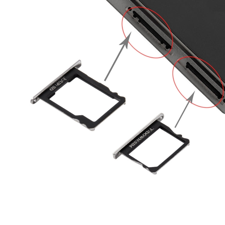 For Huawei P8 SIM Card Tray and Micro SD Card Tray, For P8, For Huawei P8