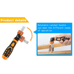 JAKEMY JM-6121 Professional Screwdriver Kit 31 in 1 Multifunctional Disassembled Tool Screwdriver Set for Home Electronic Repair Tools, JM-6121