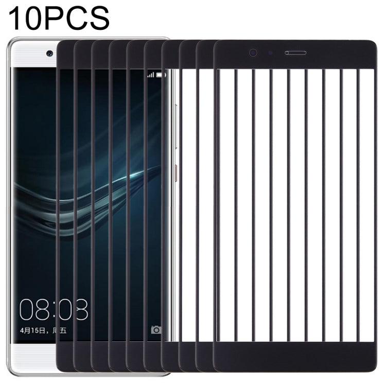 Per Huawei P9 Plus 10 pezzi Lente in vetro esterno per schermo anteriore, For P9 Plus (10 pcs)