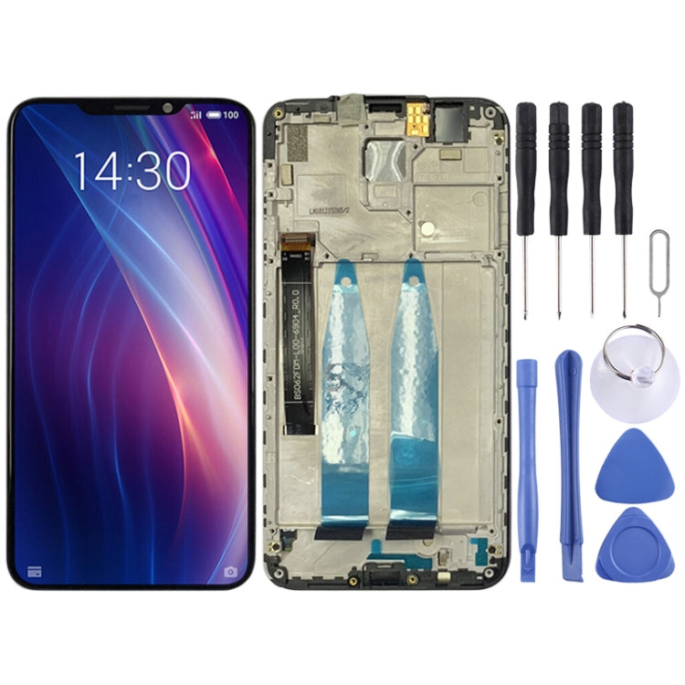 LCD Screen and Digitizer Full Assembly with Frame for Meizu X8, For Meizu X8