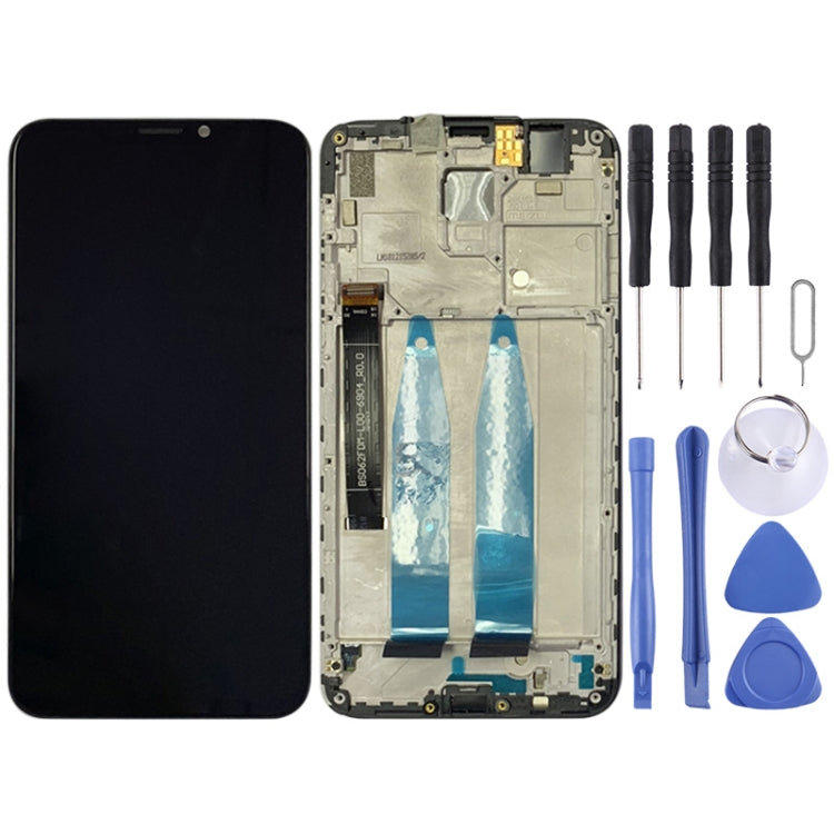 Schermo LCD e digitalizzatore assemblaggio completo con cornice per Meizu X8, For Meizu X8