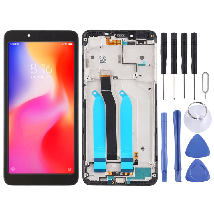 LCD Screen and Digitizer Full Assembly with Frame for Xiaomi Redmi 6A / Redmi 6, For Xiaomi Redmi 6A / Redmi 6, For Redmi 6A / Redmi 6