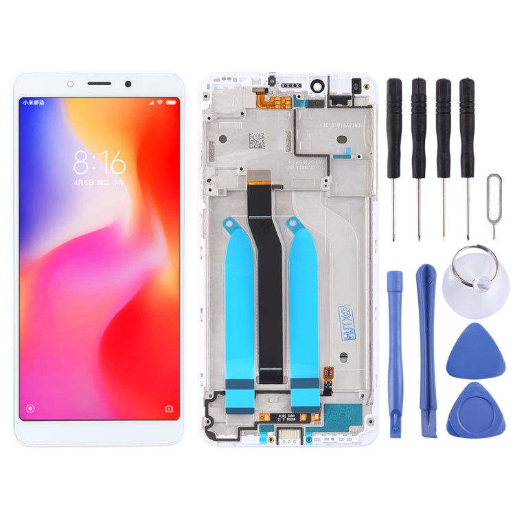 LCD Screen and Digitizer Full Assembly with Frame for Xiaomi Redmi 6A / Redmi 6, For Xiaomi Redmi 6A / Redmi 6, For Redmi 6A / Redmi 6