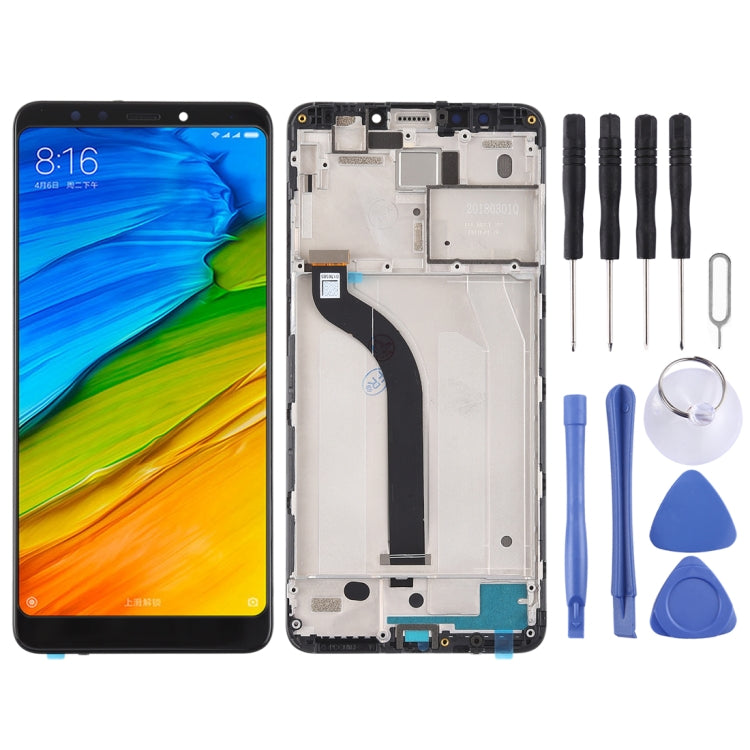 LCD Screen and Digitizer Full Assembly with Frame for Xiaomi Redmi 5, For Xiaomi Redmi 5, For Redmi 5