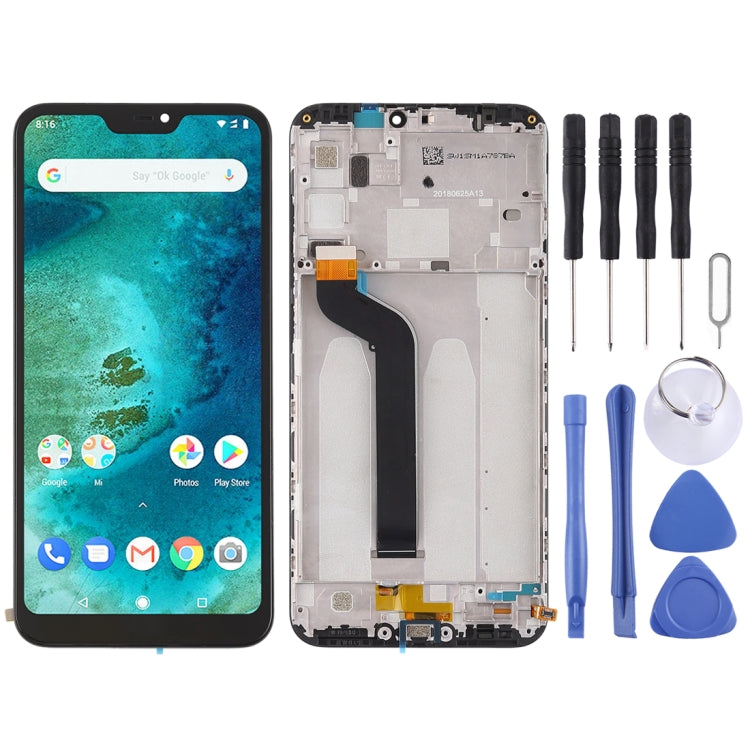 Schermo LCD e digitalizzatore assemblaggio completo con cornice per Xiaomi Redmi 6 Pro / A2 Lite, For Xiaomi Redmi Note 6 Pro