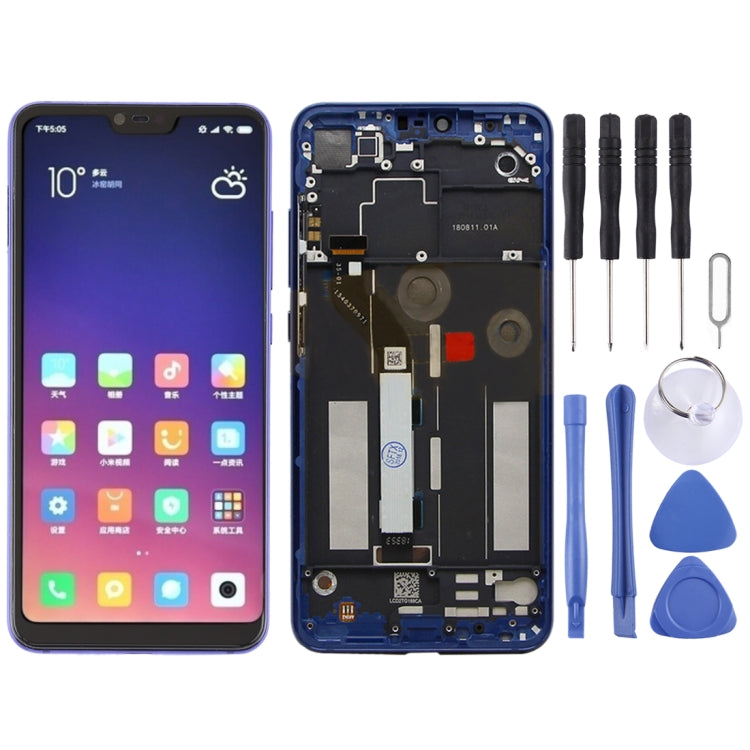 LCD Screen and Digitizer Full Assembly with Frame for Xiaomi Mi 8 Lite, For Xiaomi Mi 8 Lite, For Mi 8 Lite