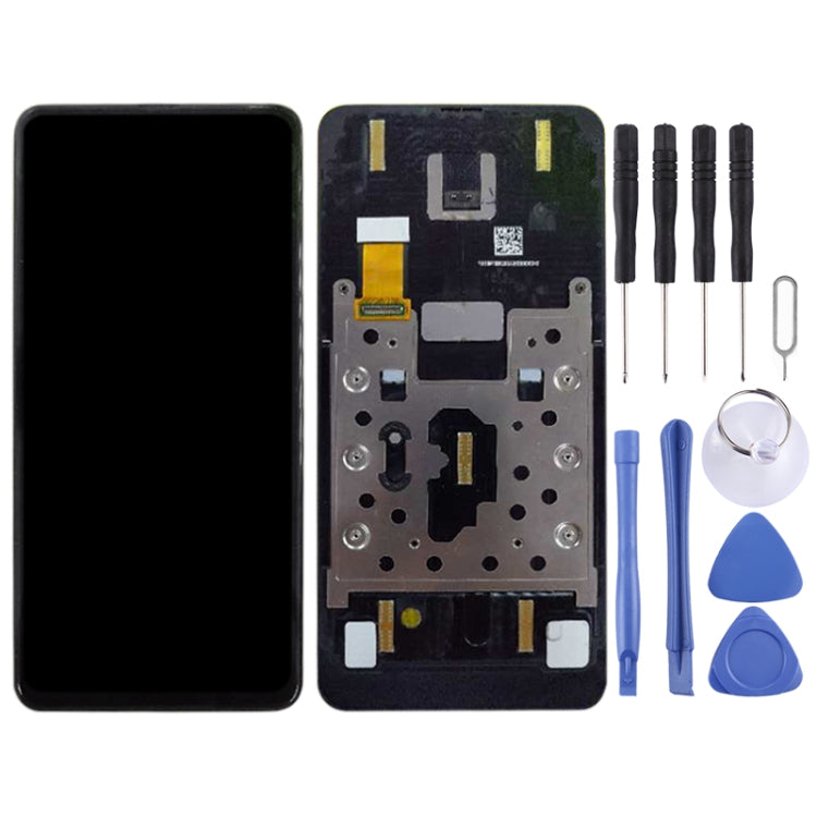 Schermo LCD originale e digitalizzatore assemblaggio completo con cornice per Xiaomi Mi Mix 3, For Xiaomi Mi Mix 3