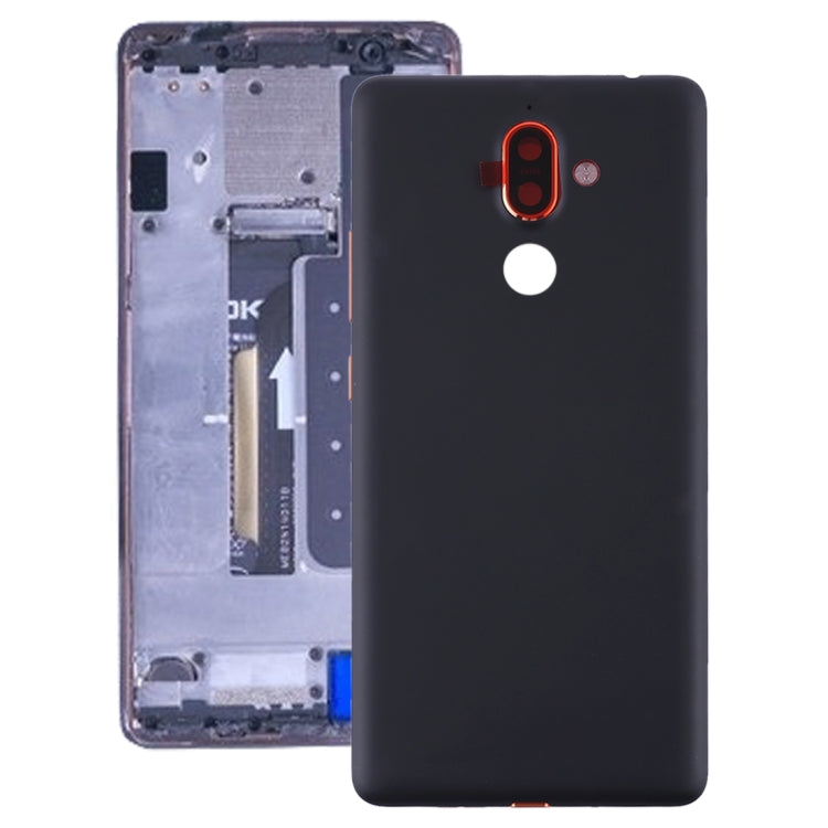 Back Cover with Rear Camera Lens and Side Keys for Nokia 7 Plus, For Nokia 7 Plus