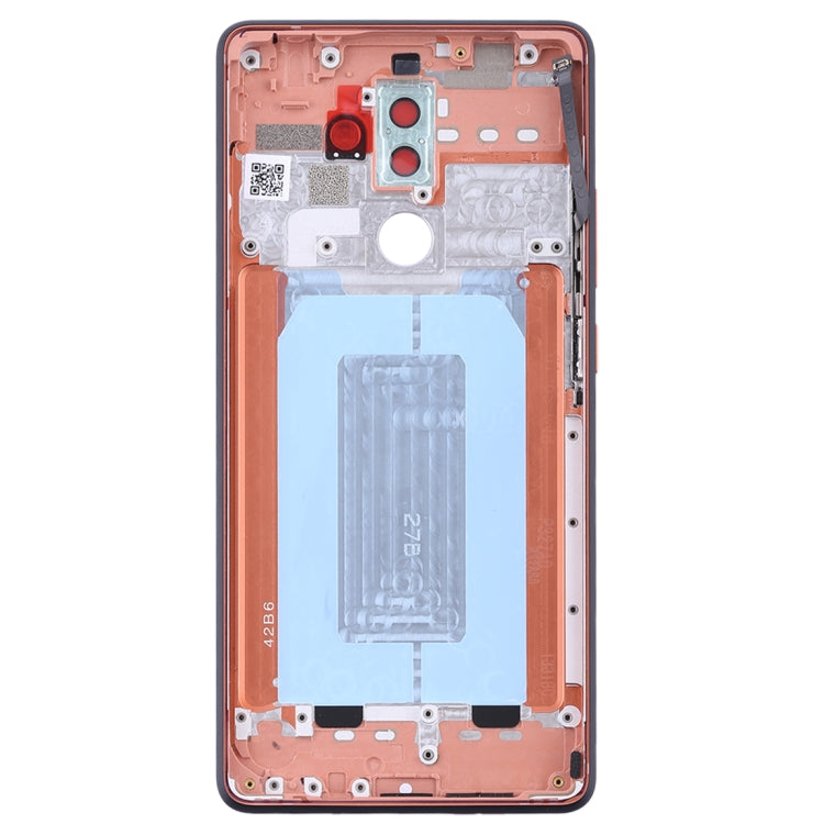 Back Cover with Rear Camera Lens and Side Keys for Nokia 7 Plus, For Nokia 7 Plus