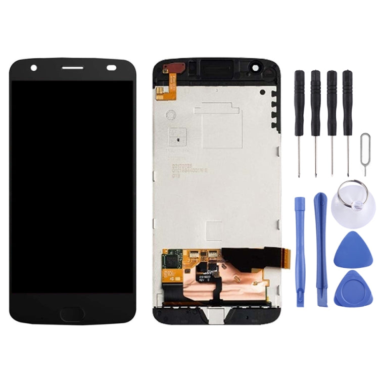 Schermo LCD e digitalizzatore assemblaggio completo con cornice per Motorola Moto Z2 Force XT1789, For Moto Z2 Force