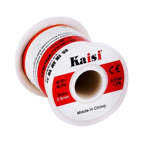 Filo per saldatura al piombo e stagno con nucleo in colofonia Kaisi da 0,5 mm per lavori di saldatura, 150 g, 0.5mm 150g