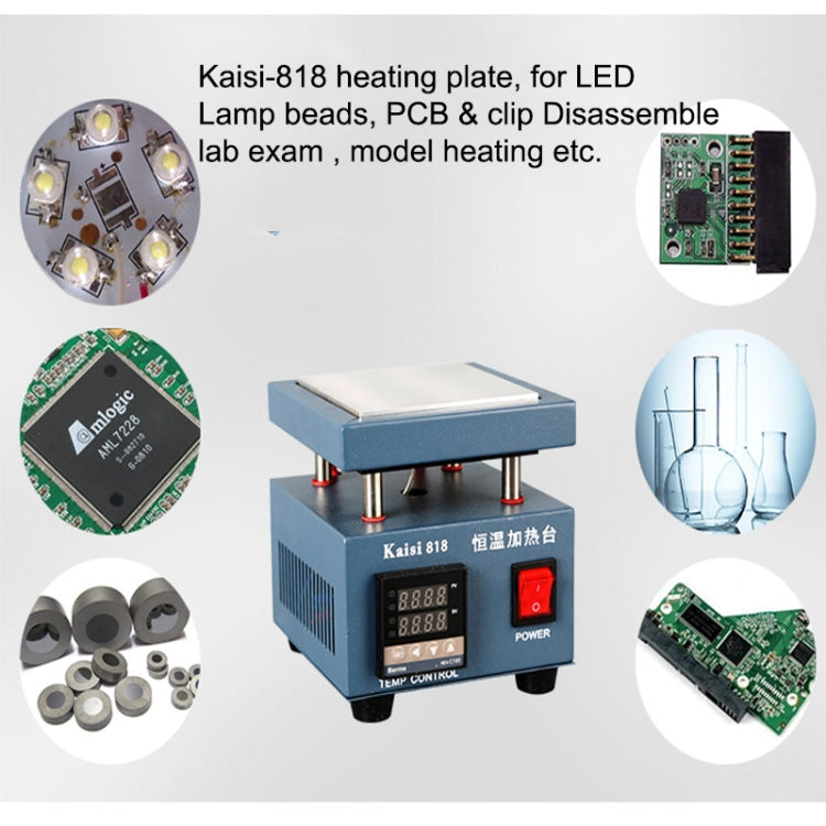 Piastra riscaldante a temperatura costante per stazione di riscaldamento Kaisi 818, spina americana, Kaisi 818 US Plug, Kaisi 818 EU Plug